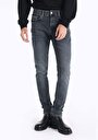 thumb-Afficher les détails de 041 Danny Pantalon Bleu Foncé Slim Leg Low Rise En  Slim Fit Homme