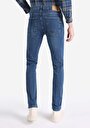 thumb-Afficher les détails de 044 Karl Pantalon Bleu Straight Leg Low Rise En  Straight Fit Homme