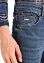 thumb-Afficher les détails de 044 Karl Pantalon Bleu Straight Leg Low Rise En  Straight Fit Homme