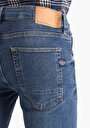 thumb-Afficher les détails de 044 Karl Pantalon Bleu Straight Leg Low Rise En  Straight Fit Homme