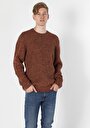 thumb-Afficher les détails de Pull Marron Regular Fit   Homme
