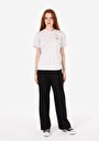 thumb-Afficher les détails de T-shirt À Manches Courtes Blanc Regular Fit Imprimé Femme
