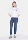 thumb-Afficher les détails de 891 Maya Pantalon  Tapered Leg Medium Rise En Jean Slim Fit Femme
