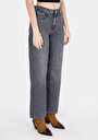 thumb-Afficher les détails de 970 Berry Pantalon  Wide Leg High Rise En Jean Regular Fit Femme