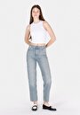 thumb-Afficher les détails de 884 Lauren Pantalon    En  Straight Fit Femme