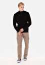 thumb-Afficher les détails de Pull Noir Regular Fit Manches Longues  Homme