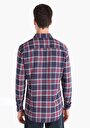 thumb-Afficher les détails de Chemise À Manches Longues Marine Slim Fit   Homme