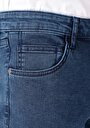 thumb-Afficher les détails de Pantalon Bleu Düz Paça Medium Rise En  Straight Fit Homme