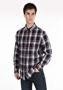 thumb-Afficher les détails de Chemise À Manches Longues Bleu Regular Fit   Homme
