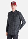 thumb-Afficher les détails de Chemise À Manches Longues Kaki    Homme