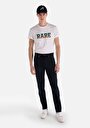 thumb-Afficher les détails de 044 Karl Pantalon Bleu Foncé Straight Leg Low Rise En  Straight Fit Homme