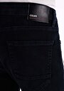 thumb-Afficher les détails de 044 Karl Pantalon Bleu Foncé Straight Leg Low Rise En  Straight Fit Homme