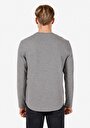 thumb-Afficher les détails de T-shirt À Manches Longues Gris Regular Fit  Homme