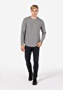 thumb-Afficher les détails de T-shirt À Manches Longues Gris Regular Fit  Homme