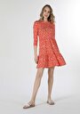 thumb-Afficher les détails de Robe Marron Regular Fit    Femme
