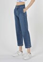 thumb-Afficher les détails de 970 Berry Pantalon Denim Wide Leg  En  Regular Fit Femme