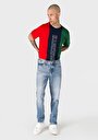 thumb-Afficher les détails de 067 Jack Pantalon Bleu Tapered Leg Medium Rise En  Regular Fit Homme