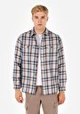 thumb-Afficher les détails de Chemise À Manches Longues Multicolou Comfort Fit Plaid Gabardine Homme