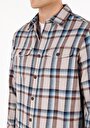 thumb-Afficher les détails de Chemise À Manches Longues Multicolou Comfort Fit Plaid Gabardine Homme
