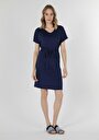 thumb-Afficher les détails de Robe Marine Regular Fit    Femme