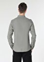 thumb-Afficher les détails de Chemise À Manches Longues Vert Slim Fit   Homme