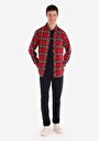 thumb-Afficher les détails de Chemise À Manches Longues Rouge    Homme
