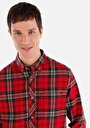 thumb-Afficher les détails de Chemise À Manches Longues Rouge    Homme