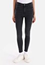 thumb-Afficher les détails de 759 Lara Pantalon Noir Skinny  Leg Medium Rise En  Skinny Fit Femme