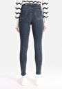 thumb-Afficher les détails de 760 Diana Pantalon Bleu Skinny  Leg High Rise En  Skinny Fit Femme
