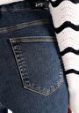 thumb-Afficher les détails de 760 Diana Pantalon Bleu Skinny  Leg High Rise En  Skinny Fit Femme