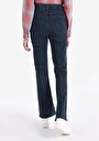 thumb-Afficher les détails de 791 Monica Pantalon Bleu Foncé Bootcut Medium Rise En  Regular Fit Femme