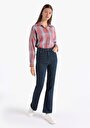 thumb-Afficher les détails de 791 Monica Pantalon Bleu Foncé Bootcut Medium Rise En  Regular Fit Femme