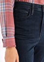 thumb-Afficher les détails de 791 Monica Pantalon Bleu Foncé Bootcut Medium Rise En  Regular Fit Femme