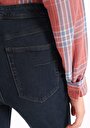 thumb-Afficher les détails de 791 Monica Pantalon Bleu Foncé Bootcut Medium Rise En  Regular Fit Femme