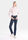 thumb-Afficher les détails de 792 Mila Pantalon Bleu Foncé Slim Straight Leg Medium Rise En Jean Regular Fit Femme