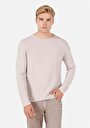 thumb-Afficher les détails de Pull Beige Regular Fit Manches Longues  Homme