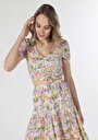 thumb-Afficher les détails de Chemise À Manches Courtes Multicolou  Slim Fit Femme