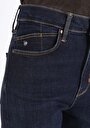 thumb-Afficher les détails de 797 Adel Pantalon Bleu Flare High Rise En  Slim Fit Femme