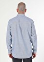 thumb-Afficher les détails de Chemise À Manches Longues Bleu Regular Fit   Homme