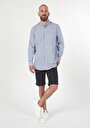 thumb-Afficher les détails de Chemise À Manches Longues Bleu Regular Fit   Homme