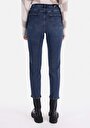 thumb-Afficher les détails de 891 Maya Pantalon Bleu Tapered Leg Medium Rise En  Slim Fit Femme