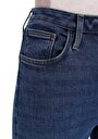 thumb-Afficher les détails de 891 Maya Pantalon Bleu Tapered Leg Medium Rise En  Slim Fit Femme