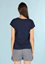 thumb-Afficher les détails de T-shirt À Manches Courtes Marine Regular Fit  Femme