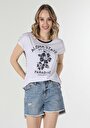 thumb-Afficher les détails de T-shirt À Manches Courtes Blanc Regular Fit  Femme