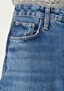 thumb-Afficher les détails de 970 Berry Pantalon Bleu Wide Leg High Rise En Jean Regular Fit Femme