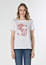 thumb-Afficher les détails de T-shirt À Manches Courtes Blanc Regular Fit  Femme