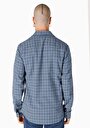 thumb-Afficher les détails de Chemise À Manches Longues Bleu Slim Fit   Homme