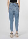 thumb-Afficher les détails de 896  Maria Pantalon Denim Tapered Leg  En  Mom Fit Femme