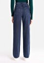 thumb-Afficher les détails de 970 Berry Pantalon Denim Wide Leg High Rise En  Regular Fit Femme
