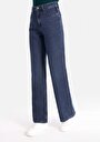 thumb-Afficher les détails de 970 Berry Pantalon Denim Wide Leg High Rise En  Regular Fit Femme